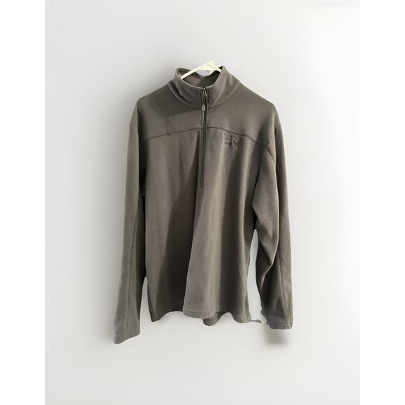 Mountain Hardwear 1/2 Zip Pullover Fleece Charcoal Gray Size Large - Picture 1 of 8